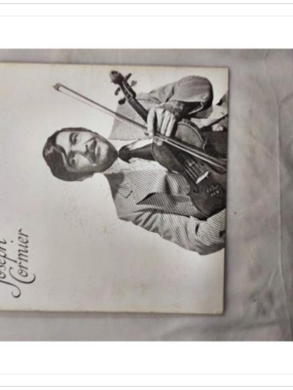 Joseph Cormier Vintage Vinyl LP Scottish Canadian Traditional Fiddle Rounder 700